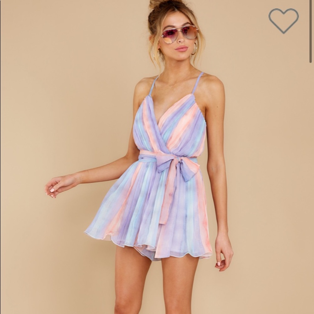 Luxxel Colorful Romper - Picture 2 of 2